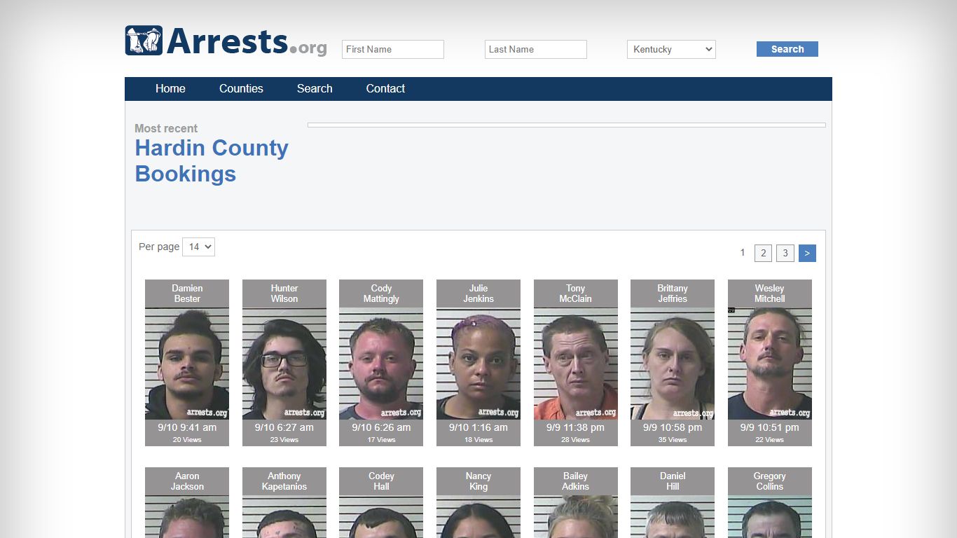 Hardin County Arrests and Inmate Search